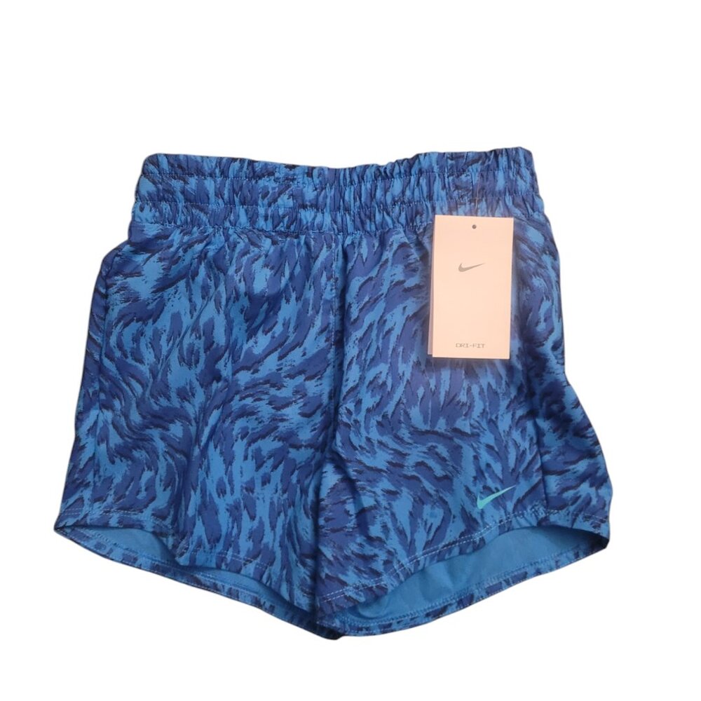 Small Kids' (Girls') Woven High-Waisted Shorts